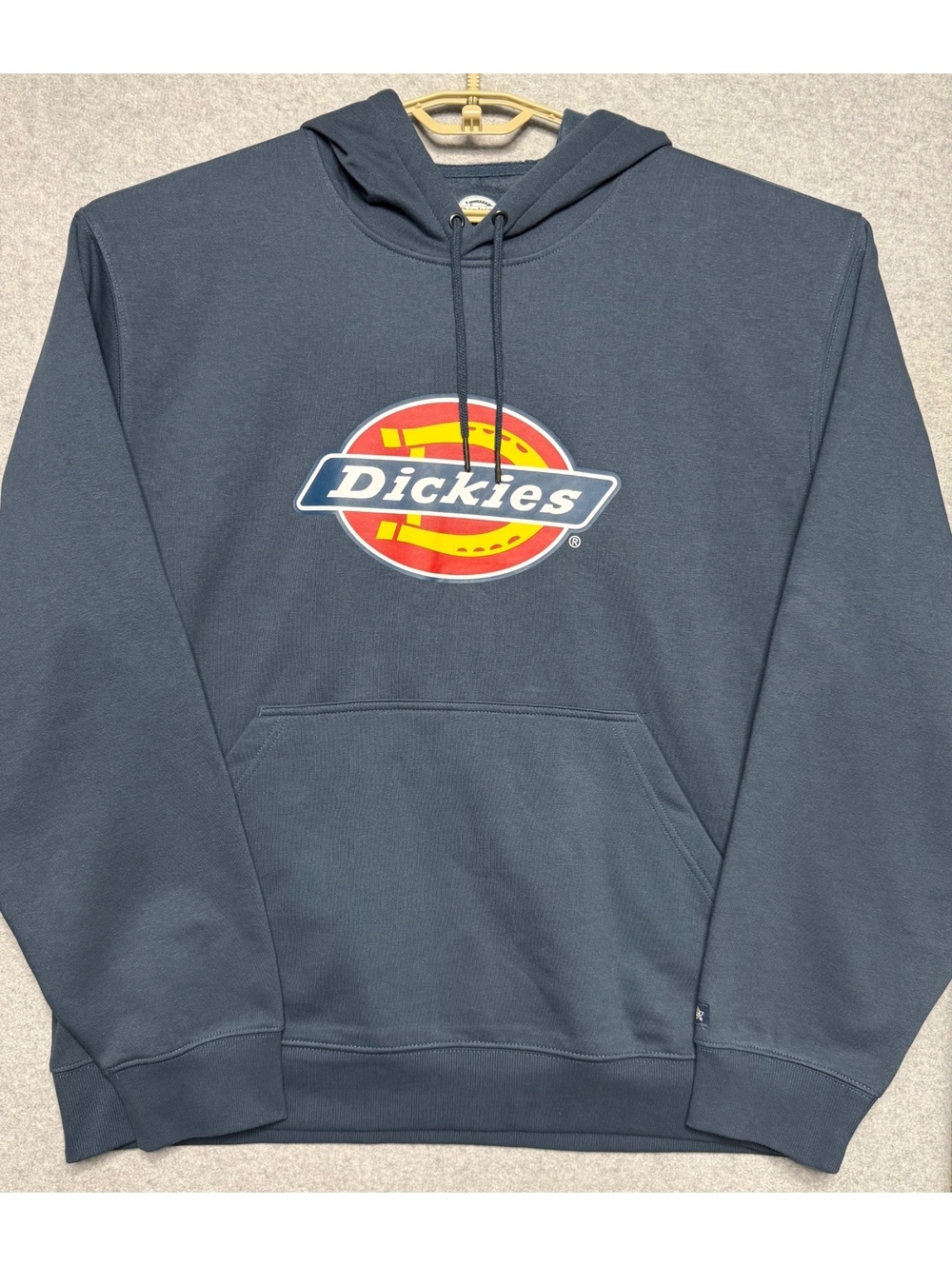 Dickies Water Repellent Logo Fleece Hoodie Airforce Blue Men’s 2XL NWT